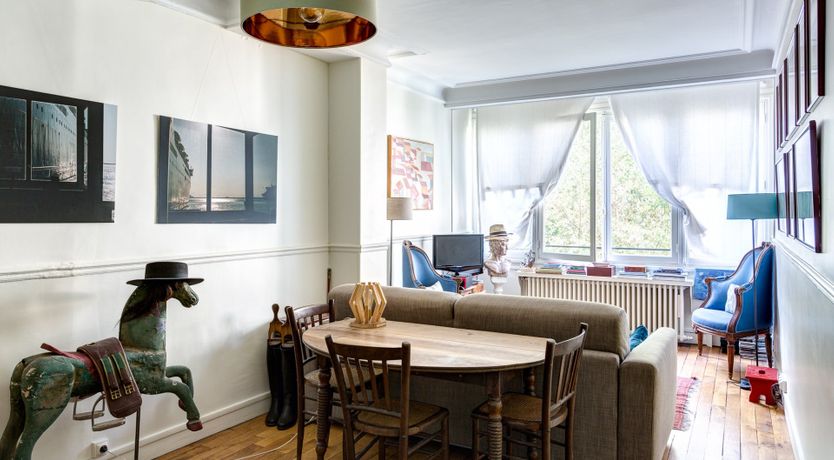 Photo of Louis and Robot