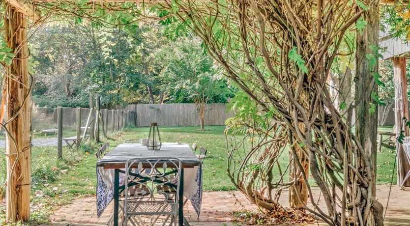 Photo of Sunflowers & Wisteria