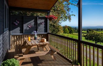 Log Cabin in Mid Wales Holiday Cottage