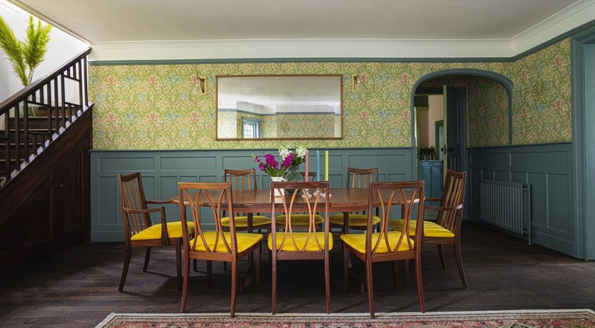 Photo of Hollyhocks By The Sea