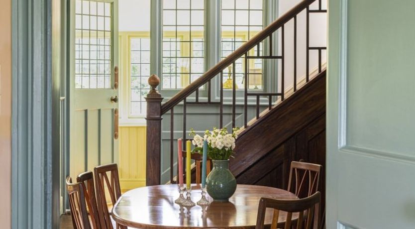 Photo of Hollyhocks By The Sea