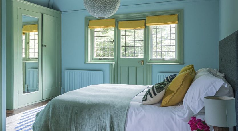 Photo of Hollyhocks By The Sea