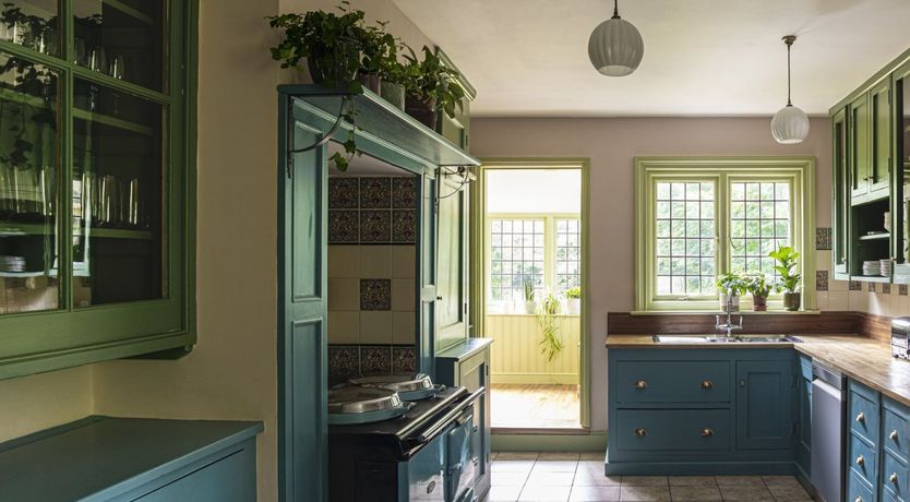 Photo of Hollyhocks By The Sea