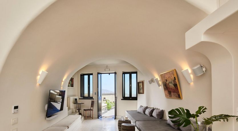 Photo of Blue Domes & Bougainvillaea