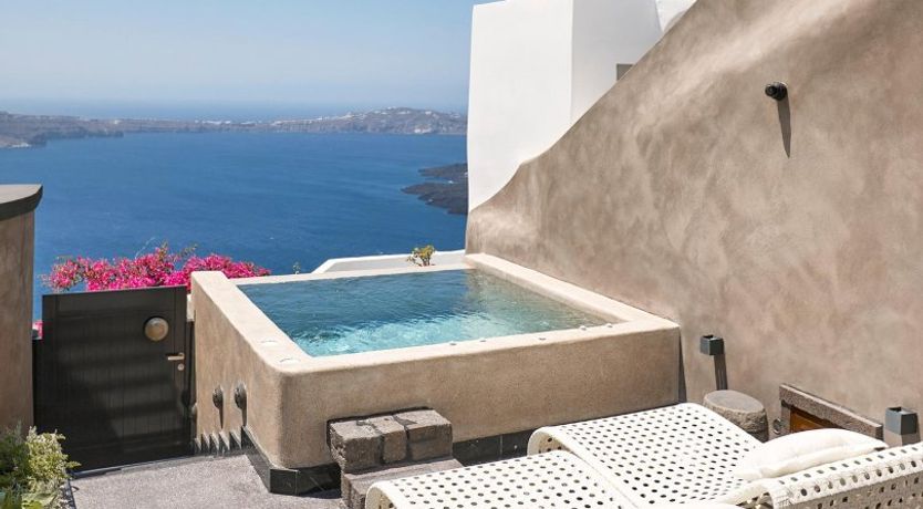 Photo of Blue Domes & Bougainvillaea