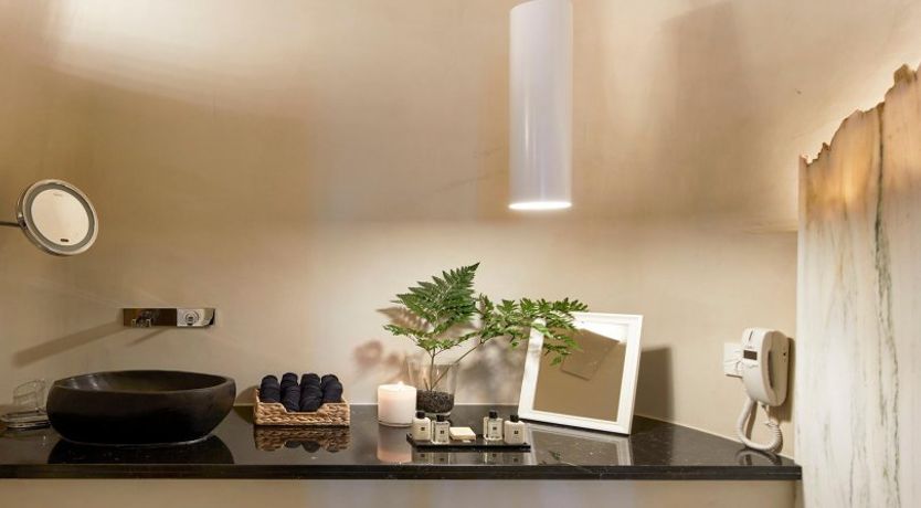 Photo of Blue Domes & Bougainvillaea