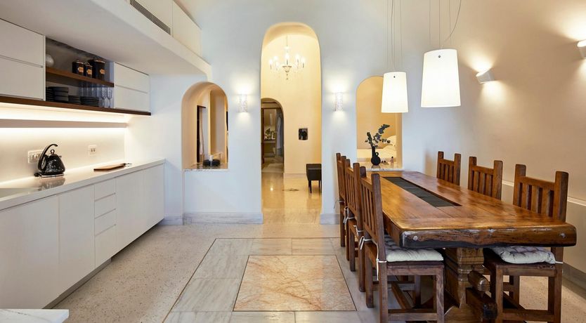 Photo of Blue Domes & Bougainvillaea