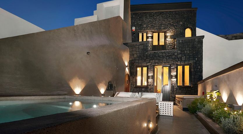 Photo of Blue Domes & Bougainvillaea