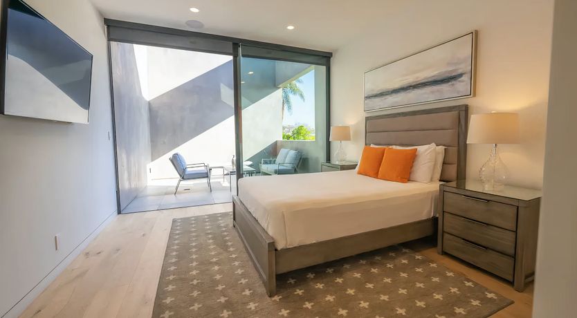 Photo of Sunset over the Palm Trees