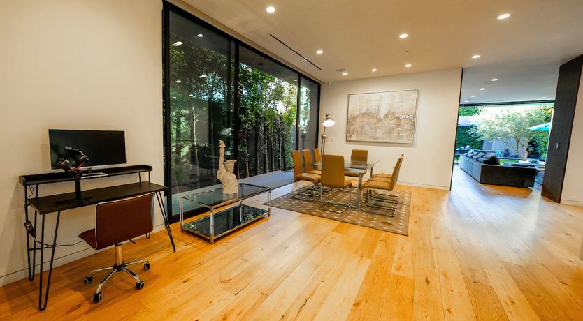 Photo of Sunset over the Palm Trees