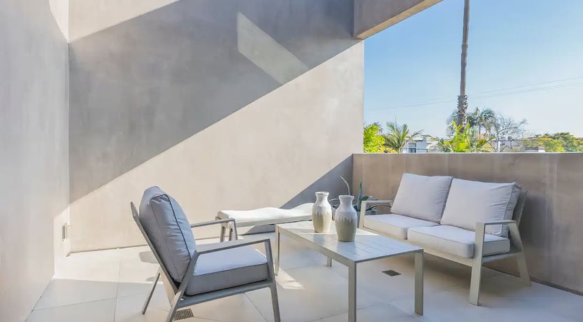 Photo of Sunset over the Palm Trees