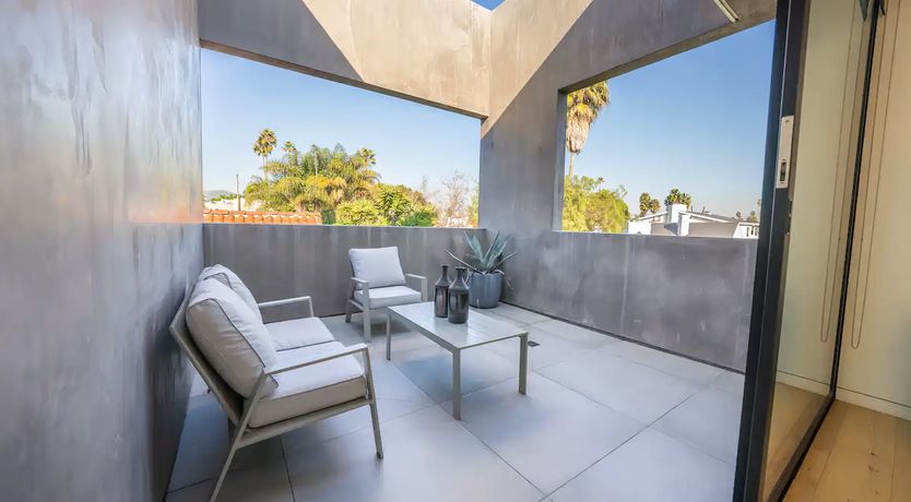 Photo of Sunset over the Palm Trees