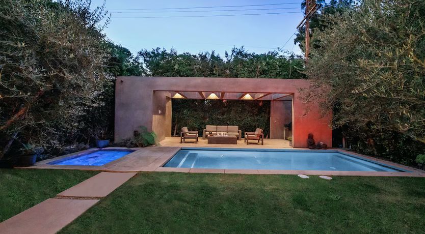 Photo of Sunset over the Palm Trees