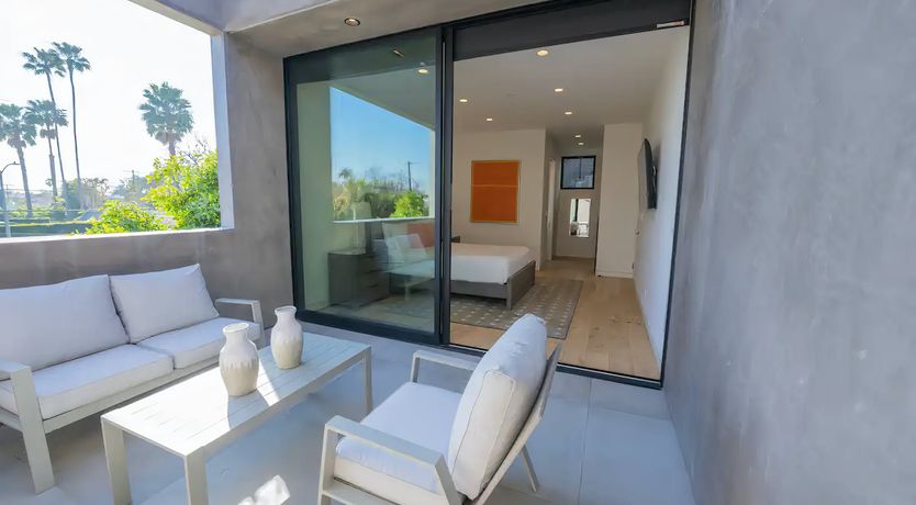 Photo of Sunset over the Palm Trees