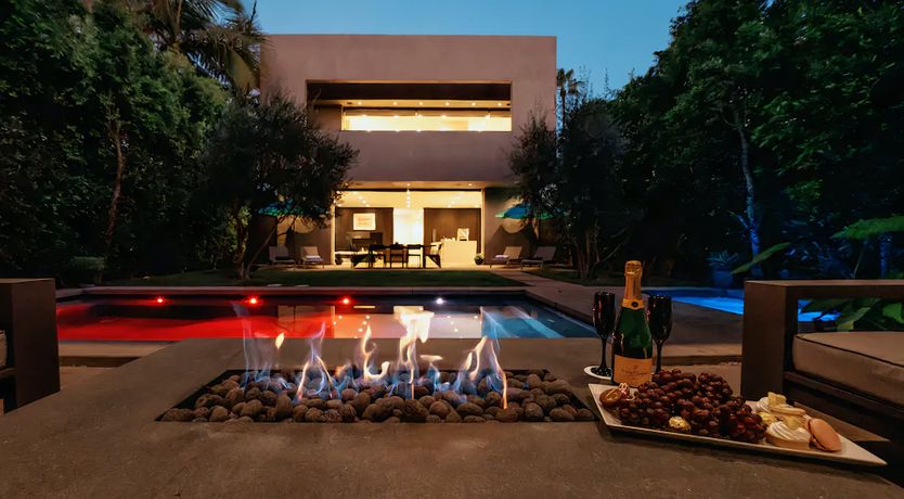 Photo of Sunset over the Palm Trees