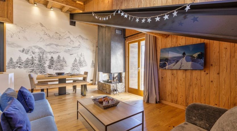 Photo of Snowflakes & Pines