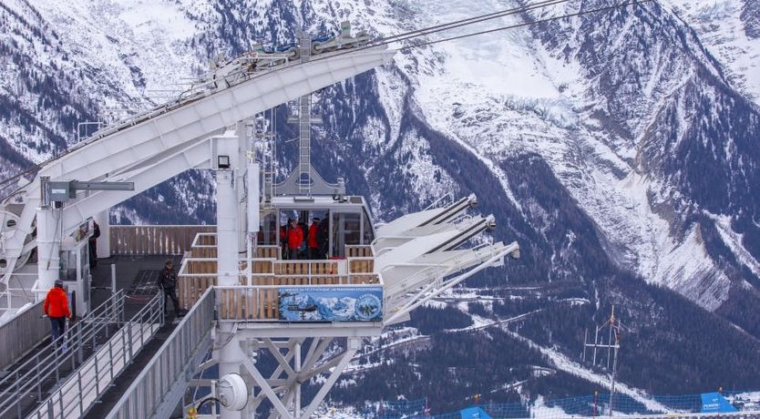 Photo of Snowflakes & Pines