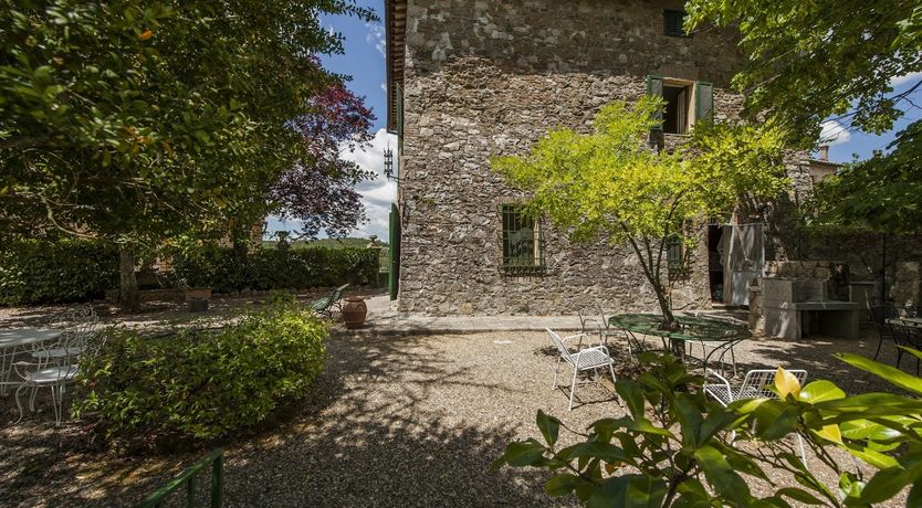 Photo of Brick & Green Shutters