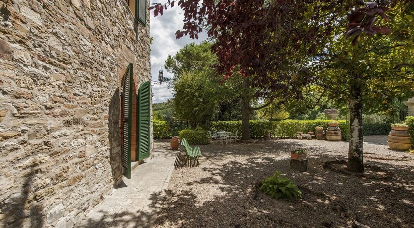 Photo of Brick & Green Shutters