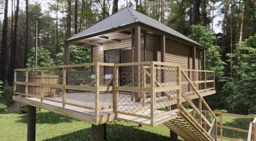 Photo of Premium Baumhaus mit 1 Schlafzimmer Holiday Home 6