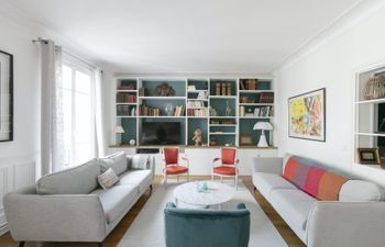 Parisian Teal Apartment