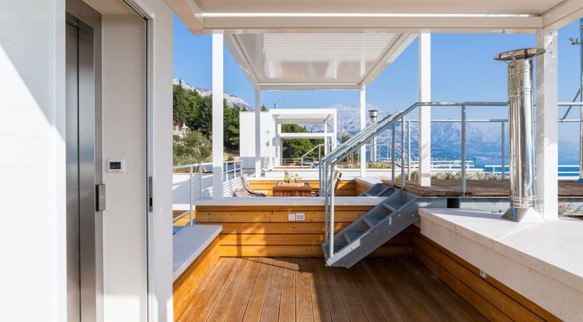 Photo of White Walls & Blue Skies