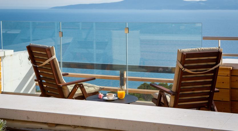 Photo of White Walls & Blue Skies