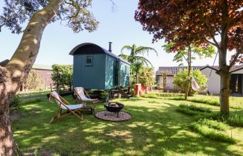 Shepherds Hut at The Hollies Holiday Cottage