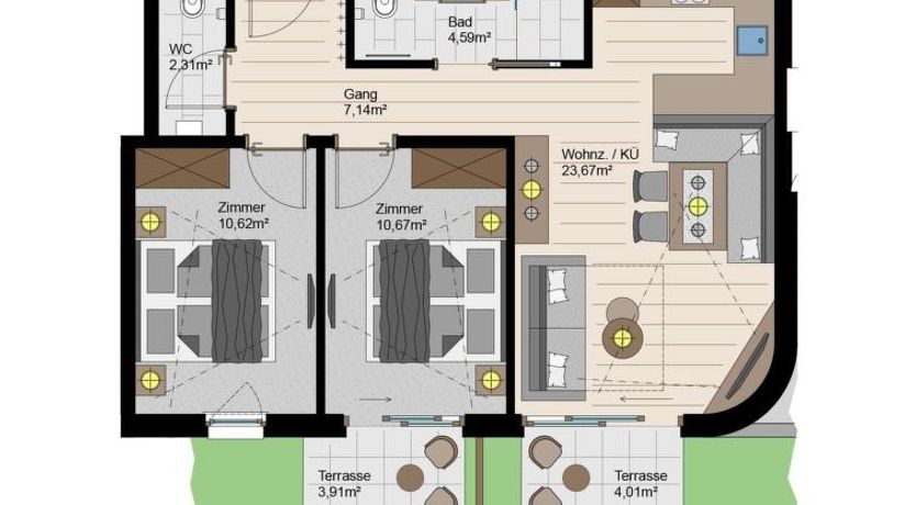 Photo of Superior mit 2 Schlafzimmer 6P Apartment 6