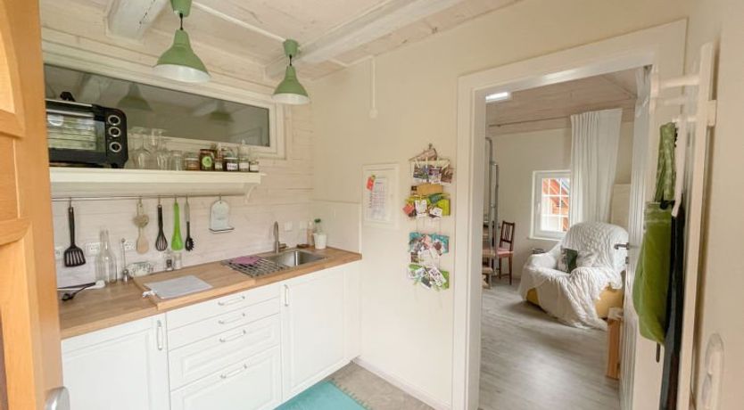 Photo of tiny lavender house