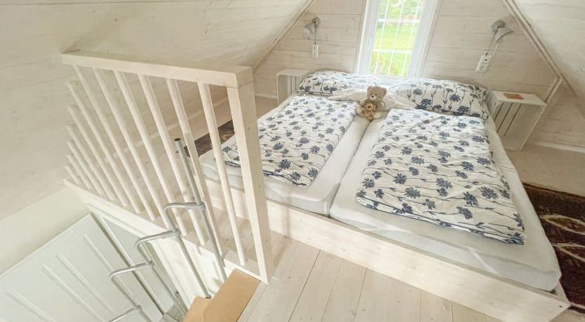 Photo of tiny lavender house