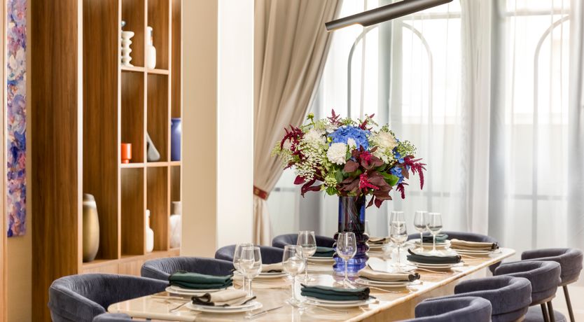 Photo of Burgundy & Brass