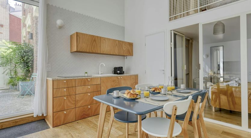 Photo of A Courtyard in Montmartre