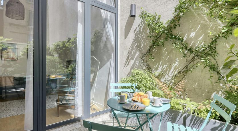 Photo of A Courtyard in Montmartre