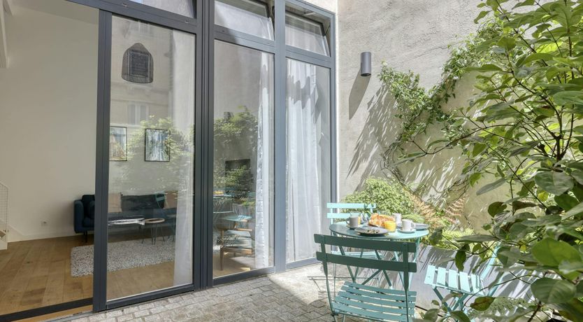 Photo of A Courtyard in Montmartre