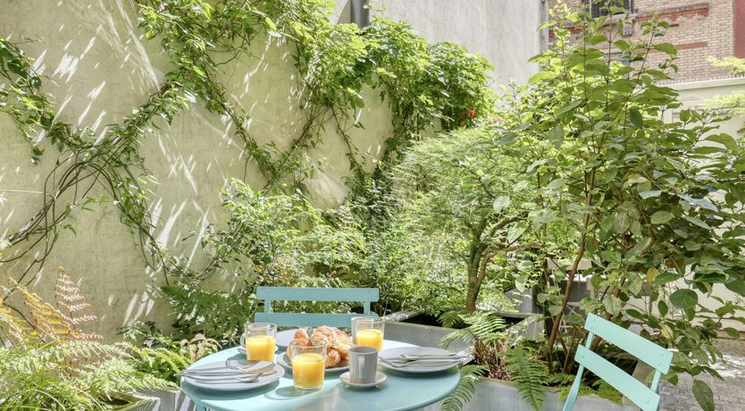 Photo of A Courtyard in Montmartre
