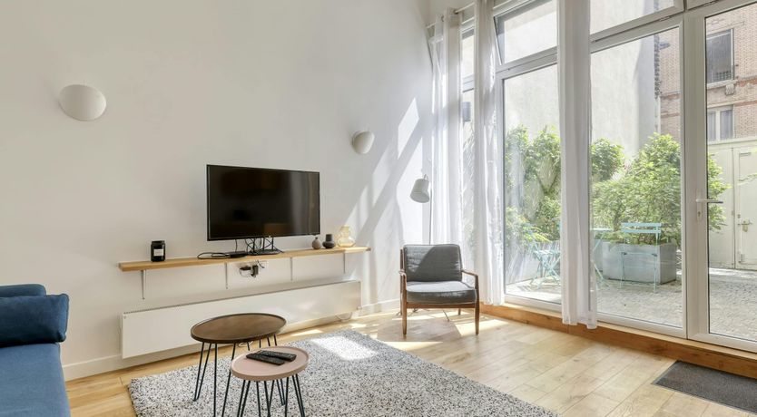Photo of A Courtyard in Montmartre