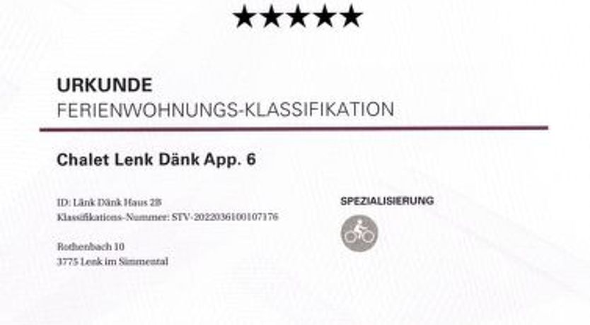 Photo of Chalet Lenk Dänk App. 6