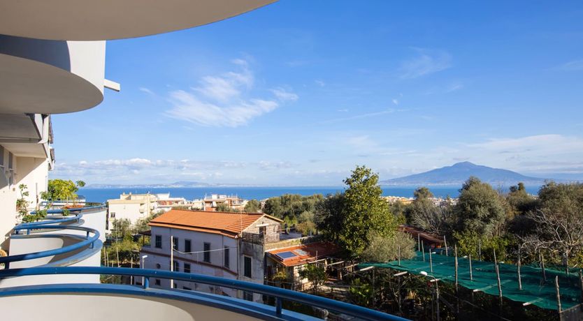 Photo of Vesuvius on the Horizon