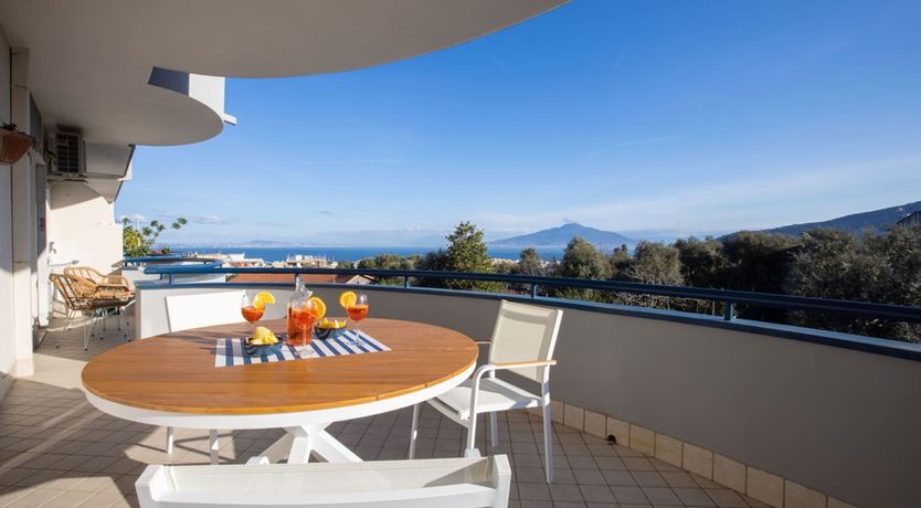 Photo of Vesuvius on the Horizon