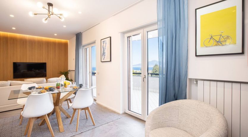 Photo of Vesuvius on the Horizon