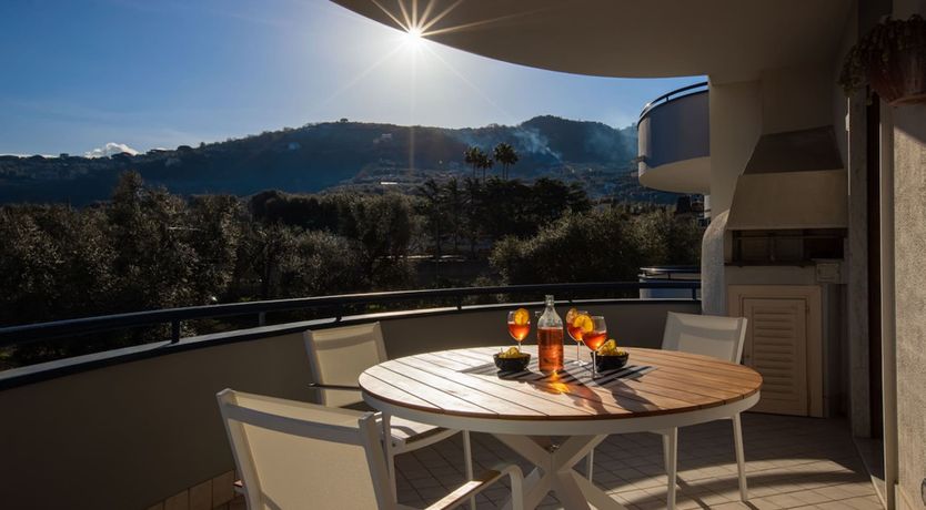 Photo of Vesuvius on the Horizon