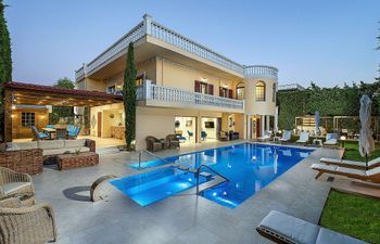 Bright Blue Horizon Villa