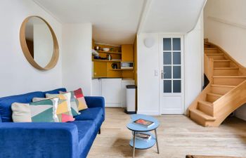 Royal Blue & Ochre Apartment