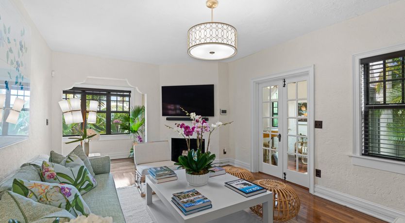 Photo of Blue Water & Palm Trees