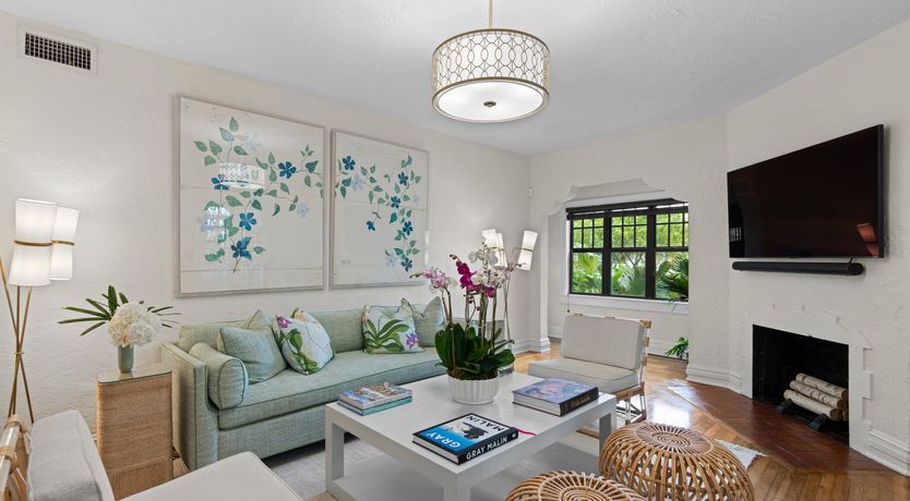 Photo of Blue Water & Palm Trees