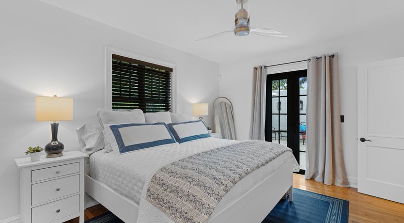 Photo of Blue Water & Palm Trees