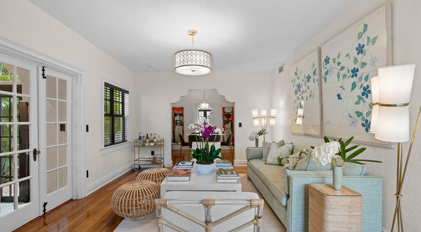 Photo of Blue Water & Palm Trees