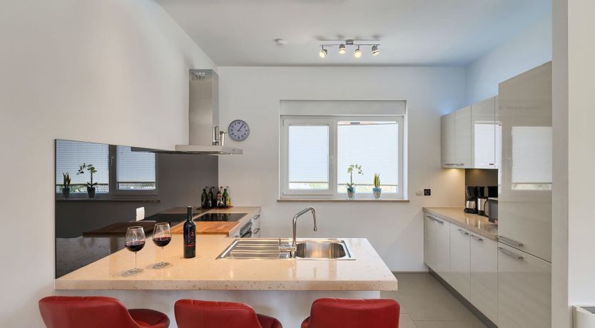 Photo of Sunflowers on the Shore