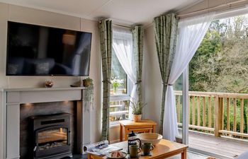 Log Cabin in West Wales Holiday Home